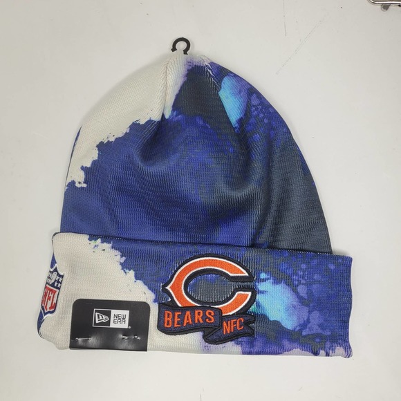 NEW New Era 2022 Sideline Ink Dye Cuffed Knit Hat - Chicago Bears C - Picture 1 of 3